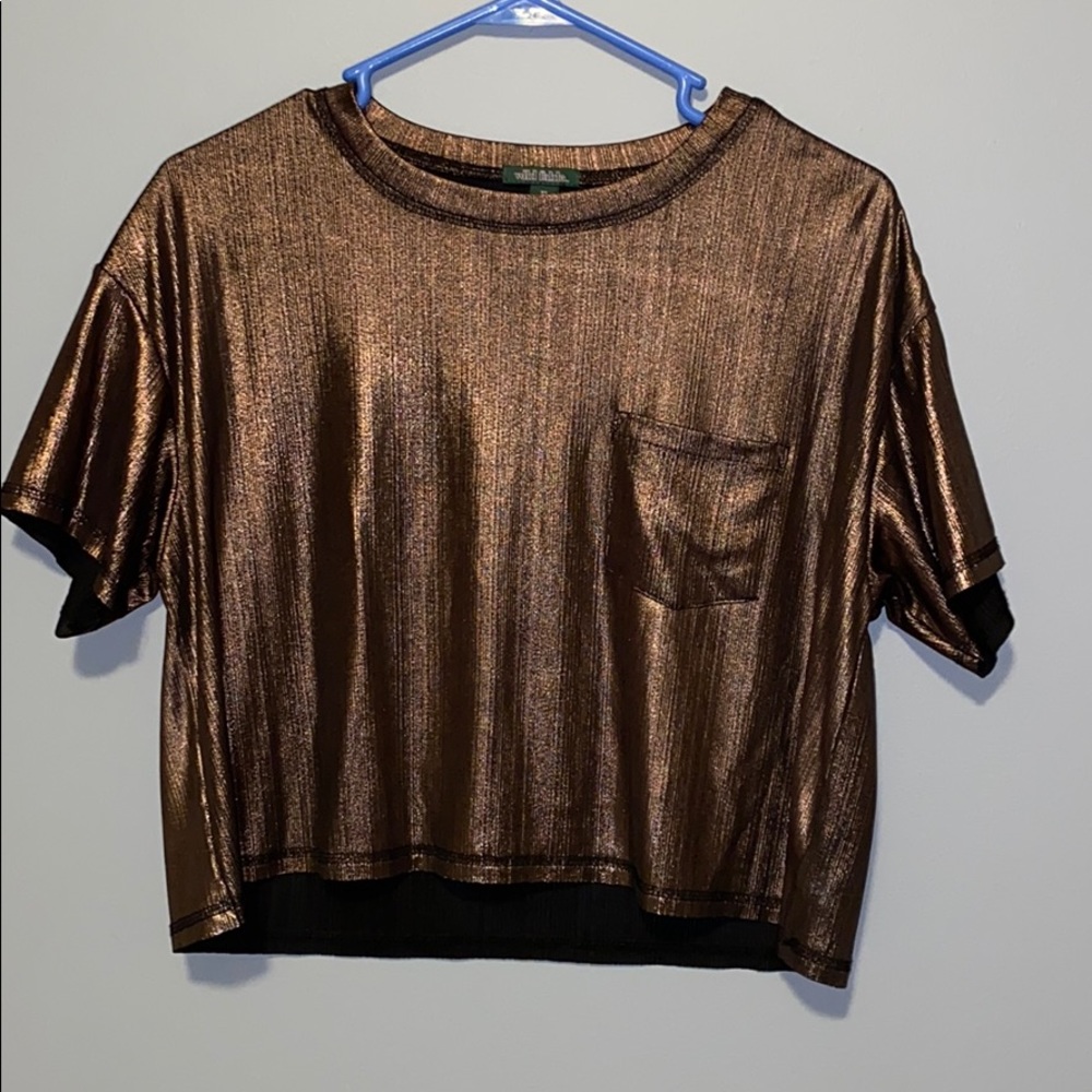 Shimmery Gold Top